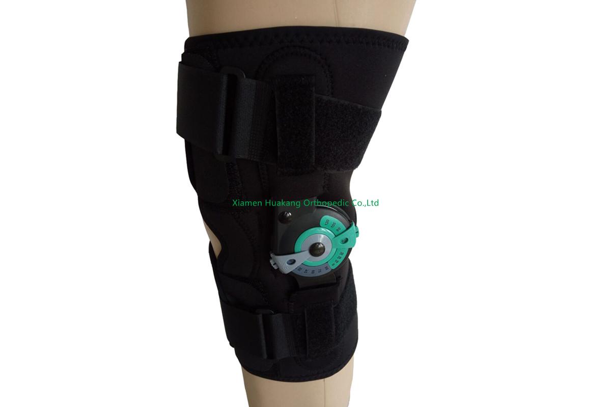 Neoprene ACL hinged knee wraparound