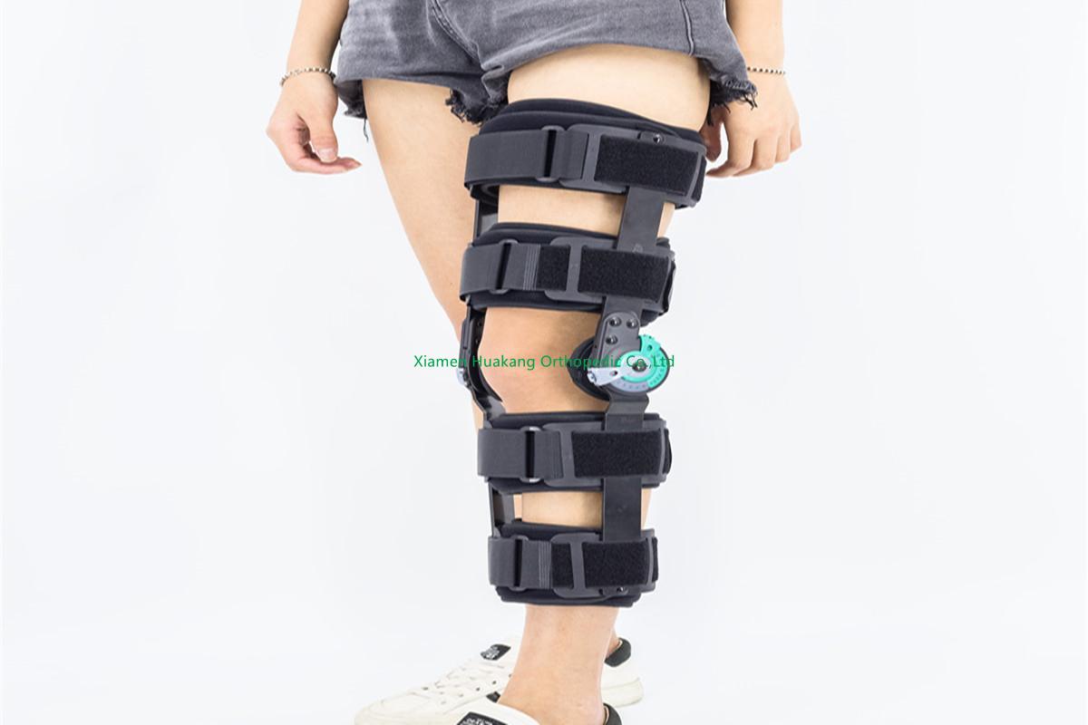 Adjustable Post-op ROM knee splints braces 