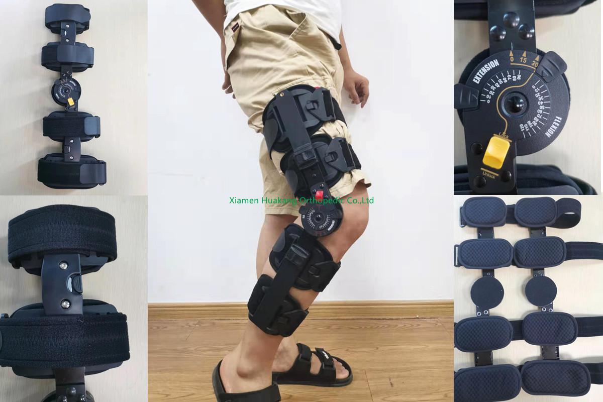 adjustable rom knee immobilizer braces