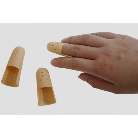 Orthotic plastic stack finger supports braces