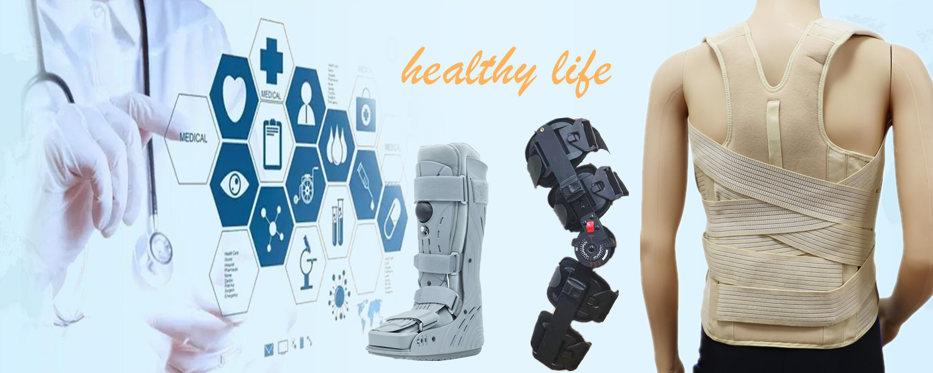 Here are Orthopedic rehabilitation braces 